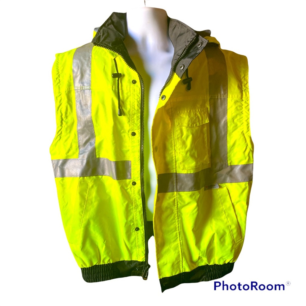 Occulux Small Reflective Bomber Jacket - Sleeveless Lux TJBJ